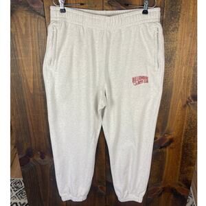 Billionaire Boys Club Men's Small Arch Logo SweatPant Jogger Pants Oat Size XL
